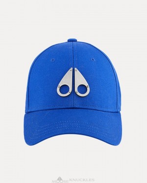 Baseball caps Uomo Moose Knuckles Fashion Logo Icon Cap Cobalt | ATU936078