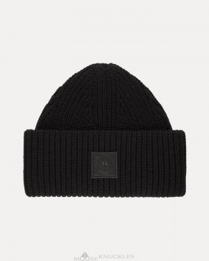 Baseball caps Uomo Moose Knuckles Mariner Toque Nere | KES081397