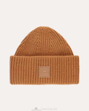Baseball caps Uomo Moose Knuckles Neige Beanie Wood Smoke | VZC619732