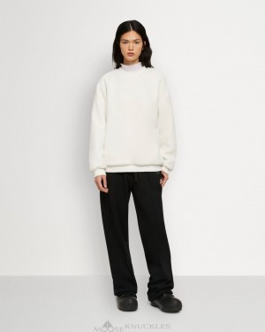 Felpe Donna Moose Knuckles Brooklyn Bunny Crew Neck Milky Way | WKI350891