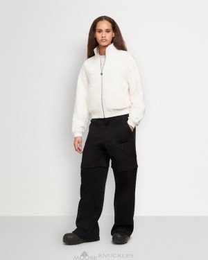 Felpe Donna Moose Knuckles Clifton Zip Sweatshirt Plaster | ECY352419