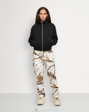 Felpe Donna Moose Knuckles Clifton Zip Sweatshirt Nere | NFJ179680