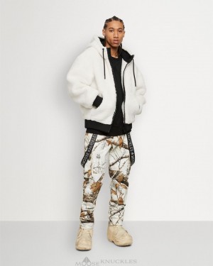 Felpe Uomo Moose Knuckles Rumson Zip-up Nere | NTA526439