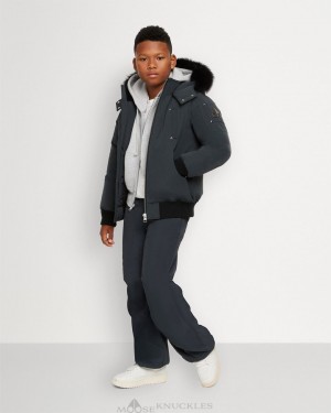 Giacca Bomber Bambino Moose Knuckles Original Bomber Granite | EMD415362
