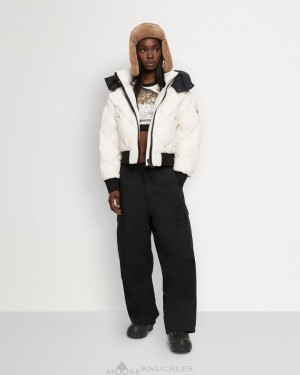 Giacca Bomber Donna Moose Knuckles Flightweight Bankhead Bomber Plaster | OKB635780