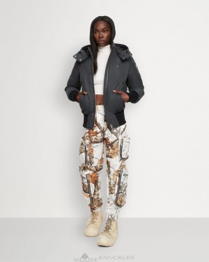 Giacca Bomber Donna Moose Knuckles Original Debbie Bomber Granite | LWO064215
