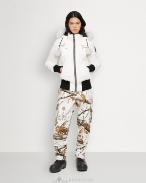 Giacca Bomber Donna Moose Knuckles Original Debbie Bomber Shearling Milky Way / Natural Shearling | ITO032861