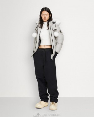 Giacca Bomber Donna Moose Knuckles Original Debbie Bomber Shearling Grigie | VFA406289