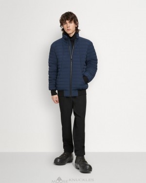 Giacca Bomber Uomo Moose Knuckles Keap Bomber Corallo | TQV096415