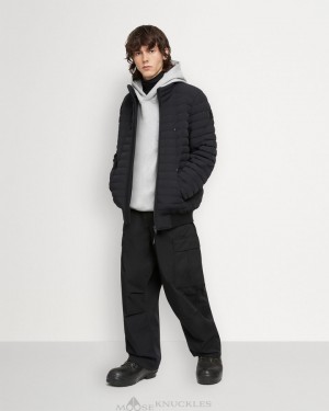 Giacca Bomber Uomo Moose Knuckles Keap Bomber Nere | CMI107582