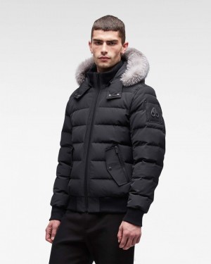 Giacca Bomber Uomo Moose Knuckles Onyx Scotchtown Bomber Nere | OMG731902