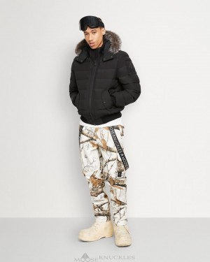 Giacca Bomber Uomo Moose Knuckles Onyx Scotchtown Bomber Shearling Nere | MWN127584