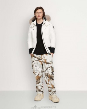 Giacca Bomber Uomo Moose Knuckles Original Ballistic Bomber Fur Milky Way / Stoned Fox Fur | GBU702439