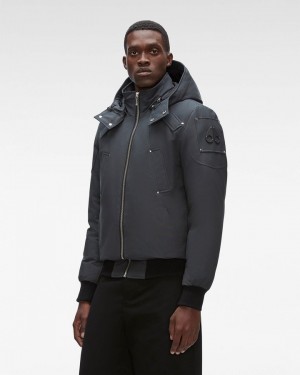 Giacca Bomber Uomo Moose Knuckles Original Ballistic Bomber Granite | GOD154392
