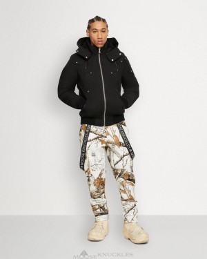 Giacca Bomber Uomo Moose Knuckles Original Ballistic Bomber Nere | TYE256073