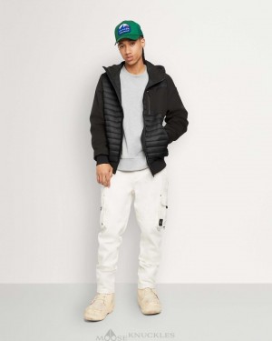 Giacca Bomber Uomo Moose Knuckles Sherwood Bomber Nere Nere | TWD892076