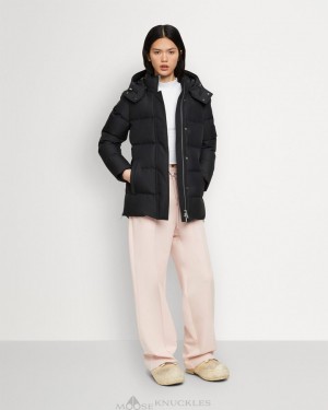 Giacche Donna Moose Knuckles Cloud 3q Nere | GKI896127