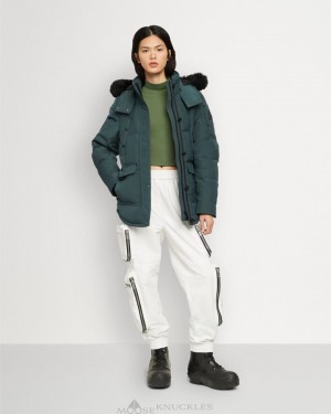 Giacche Donna Moose Knuckles Onyx Anguille Jacket Shearling Nere | XRM760943