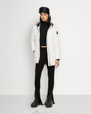 Giacche Donna Moose Knuckles Rockcliff Jacket Milky Way | JDK912047