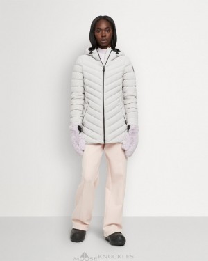 Giacche Donna Moose Knuckles Rockcliff Jacket Grigie | UWN379801