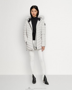 Giacche Donna Moose Knuckles Roselawn Jacket Grigie | IPK359867