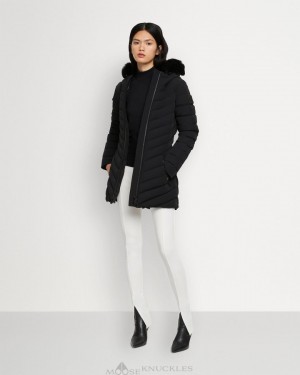 Giacche Donna Moose Knuckles Roselawn Jacket Nere Nere | ZSC931780