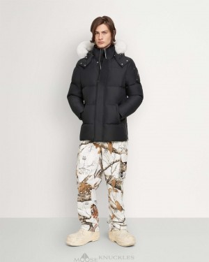 Giacche Uomo Moose Knuckles Cloud 3q Neoshear Nere | BEX675814