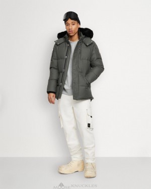 Giacche Uomo Moose Knuckles Original 3q Jacket Shearling Nere | YHD934268