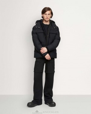 Giacche Uomo Moose Knuckles Skillman Jacket Nere | KSC736890