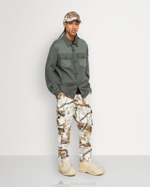 Giacche Uomo Moose Knuckles Woodland Trucker Forest Hill | KJA672190