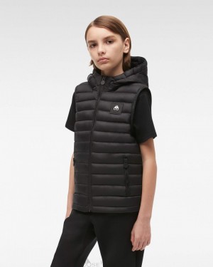 Gilet Bambino Moose Knuckles Air Down Vest Nere | TBE413982
