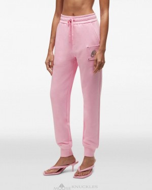 Pantaloni Donna Moose Knuckles Brooklyn Jogger Rosa | QAI761309