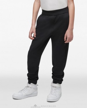 Pantaloni Jogger Bambino Moose Knuckles Jogger Nere | GBL760294