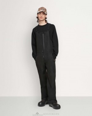 Pantaloni Uomo Moose Knuckles Ski Mountain Snow Bib Nere | MCO683517