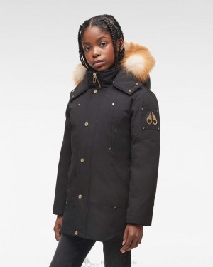 Parkas Bambino Moose Knuckles Gold Parka Nere Oro | MOA736298