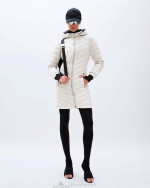 Parkas Donna Moose Knuckles Air Down Parka Plaster | XPM375649