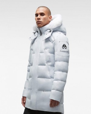 Parkas Uomo Moose Knuckles Cloud Parka Neoshear Nimbus Cloud / Natural Shearling | UAS182507