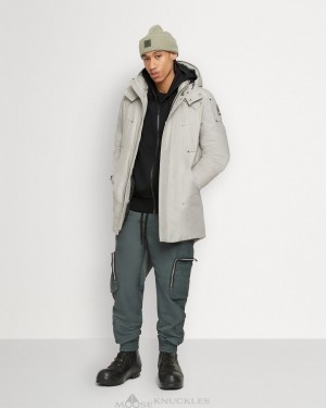 Parkas Uomo Moose Knuckles Original Saint Ulric Parka Blu Marino | AXL208759
