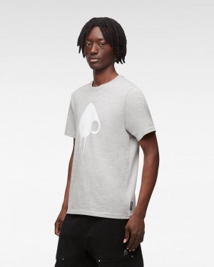 Tees Uomo Moose Knuckles Augustine Tee Grigie | PNM513906