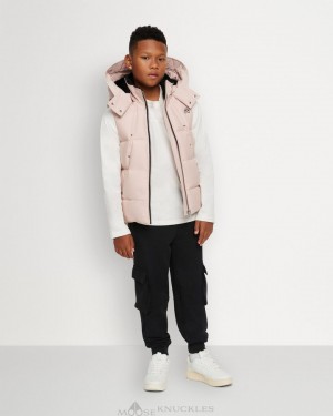 Vests Bambino Moose Knuckles Vest Rosa | MER672438