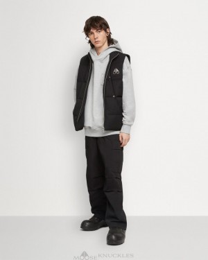 Vests Uomo Moose Knuckles Original Vest Nere | WHC753049