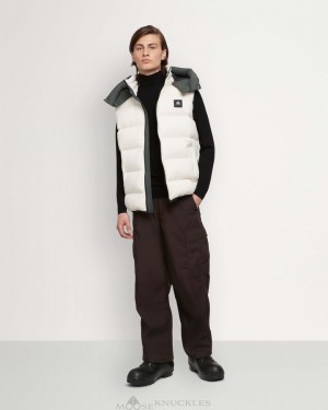 Vests Uomo Moose Knuckles Sycamore Vest Plaster / Forest Hill | ATM432918