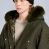 Bomber con bordi in shearling Logan della serie Gold