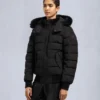 Bomber con bordi in shearling Onyx Ladriere