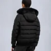 Bomber con bordi in shearling Onyx Ladriere