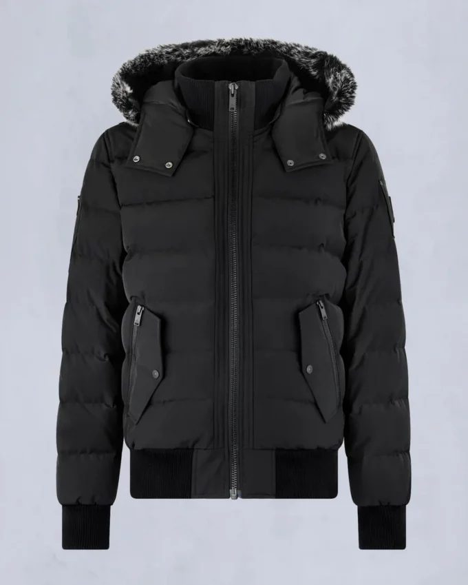 Bomber con bordi in shearling Onyx Scotchtown