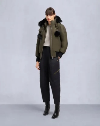 Bomber originale Debbie con bordi in shearling