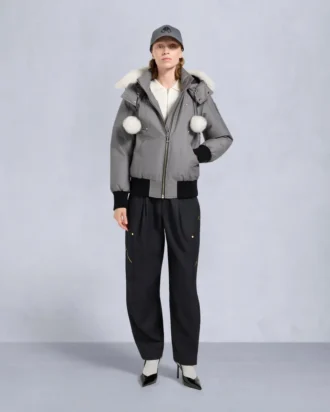 Bomber originale Debbie con bordi in shearling