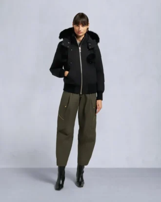 Bomber originale Debbie con bordi in shearling