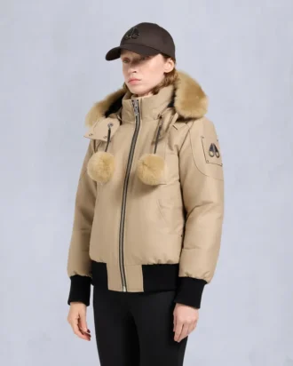 Bomber originale Debbie con bordi in shearling
